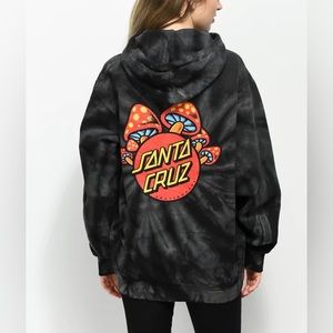 Santa Cruz tie dye hoodie